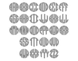 Metal Monogram Circle Nursery Décor CC Metal Design 
