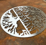 Personalized Tree of Life CC Metal Design 