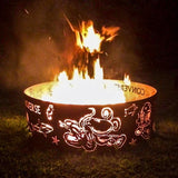 Personalized Fire Ring for PICK-UP ONLY CC Metal Design 