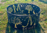 Personalized Fire Ring for PICK-UP ONLY CC Metal Design 