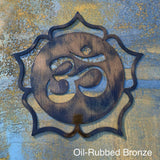 Mandala Om Lotus Metal Wall Art CC Metal Design 